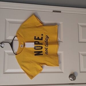 NWT Cropped Tee